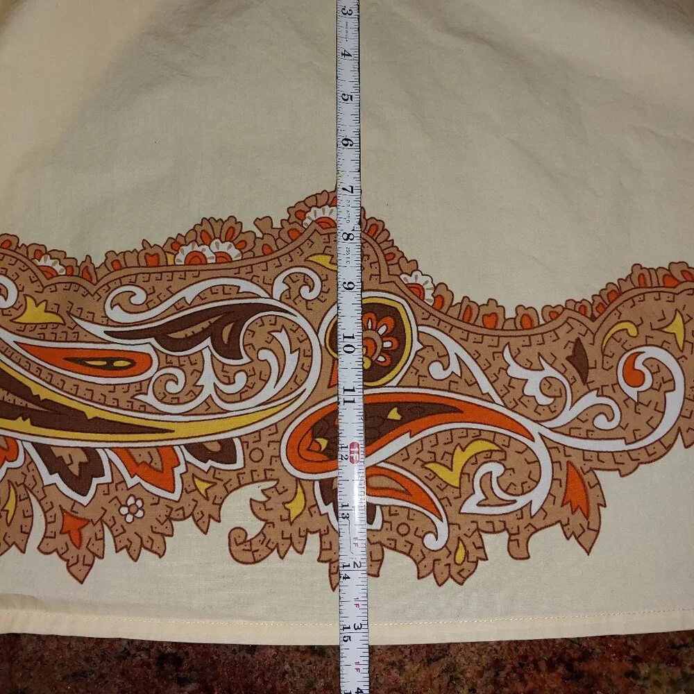 Urban Outfitters King Paisley Boho Cotton Bed Skirt 15